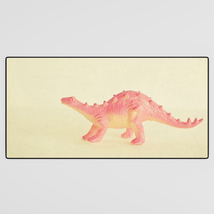 Pink Dinosaur Desk Mat Gallery Image 3