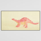 Pink Dinosaur Desk Mat Gallery Image 3