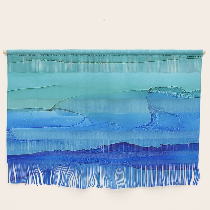 Alcohol Ink Seascape Wall Hanging Gallery Image 1