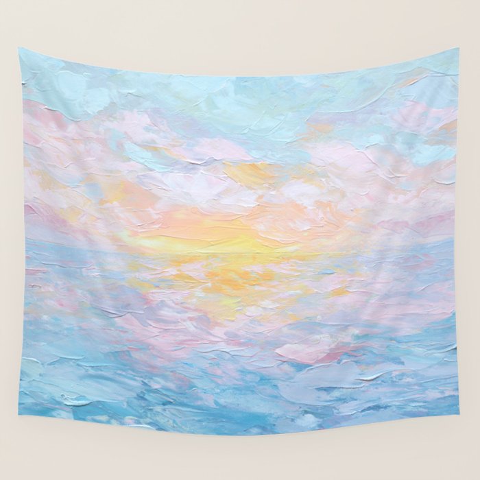 Atlantic Sunrise Wall Tapestry Gallery Image 1