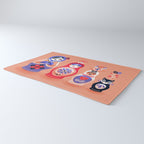 Russian Nesting Dolls - Pink & Lavender Rug Gallery Image 3