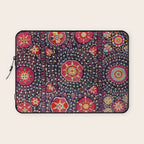 Karshi  Suzani  Antique Uzbekistan Embroidery Print Laptop Sleeve Gallery Image 1