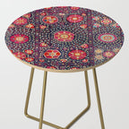 Karshi  Suzani  Antique Uzbekistan Embroidery Print Side Table Gallery Image 2