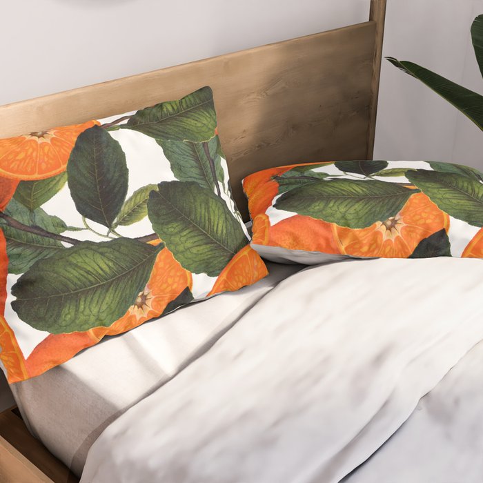 The Forbidden Orange #society6 #decor #buyart Pillow Sham Gallery Image 2