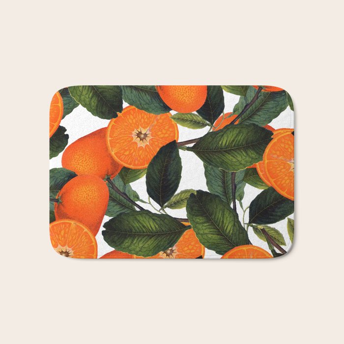 The Forbidden Orange #society6 #decor #buyart Bath Mat Gallery Image 1