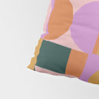 Pink and orange retro Pillow Sham Gallery Image 4