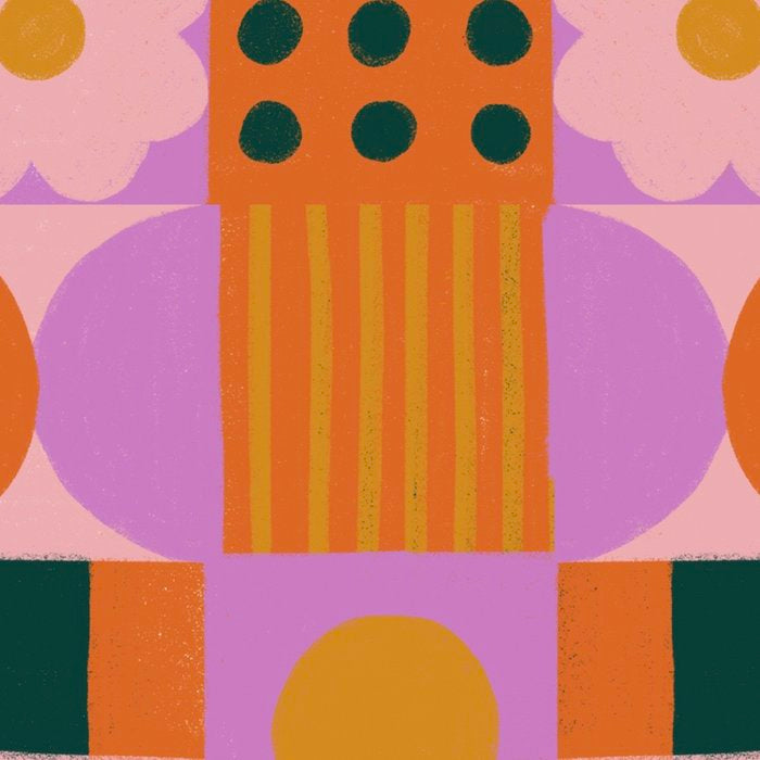 Pink and orange retro Coffee Mug Gallery Image 2