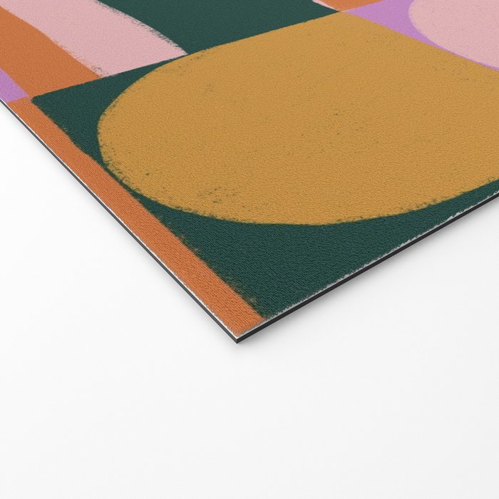Pink and orange retro Welcome Mat Gallery Image 2