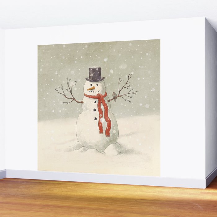 The Snowman  Wall Mural Gallery Image 2