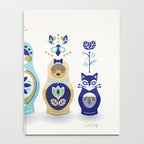 Russian Nesting Dolls - Blue & Gold Notebook Gallery Image 4