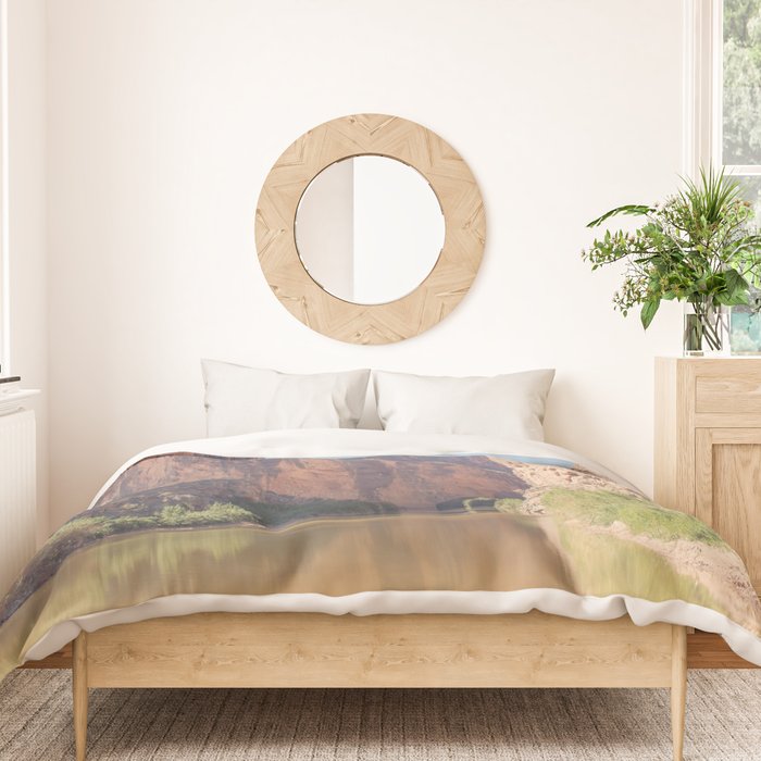 Santa Elena Canyon Duvet Cover Gallery Image 3