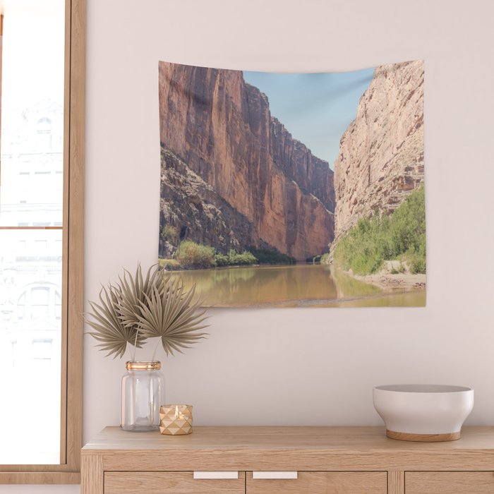 Santa Elena Canyon Wall Tapestry Gallery Image 2