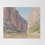 Santa Elena Canyon Throw Blanket Gallery Image 2