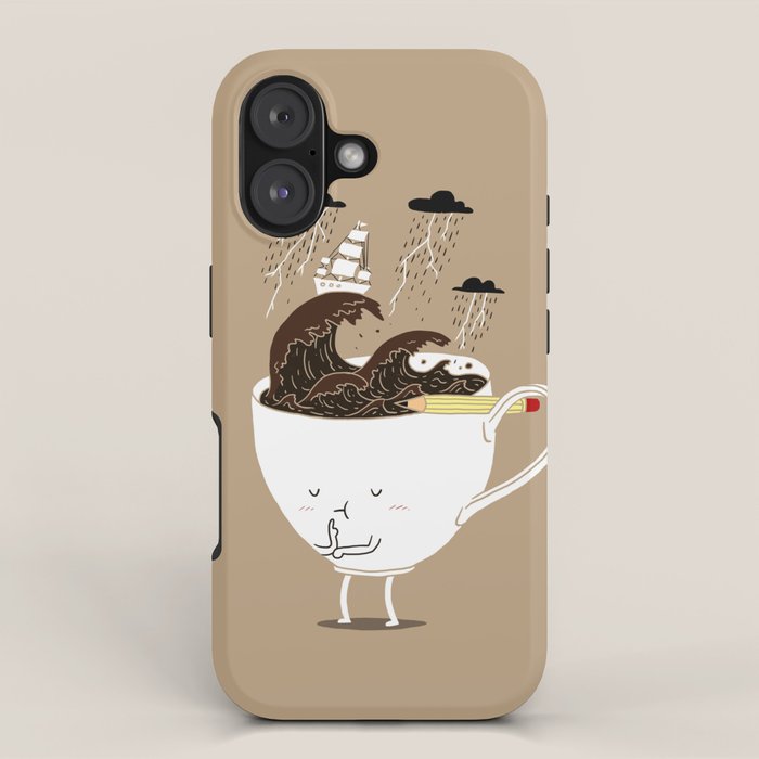 Brainstorming Coffee iPhone Case Gallery Image 1