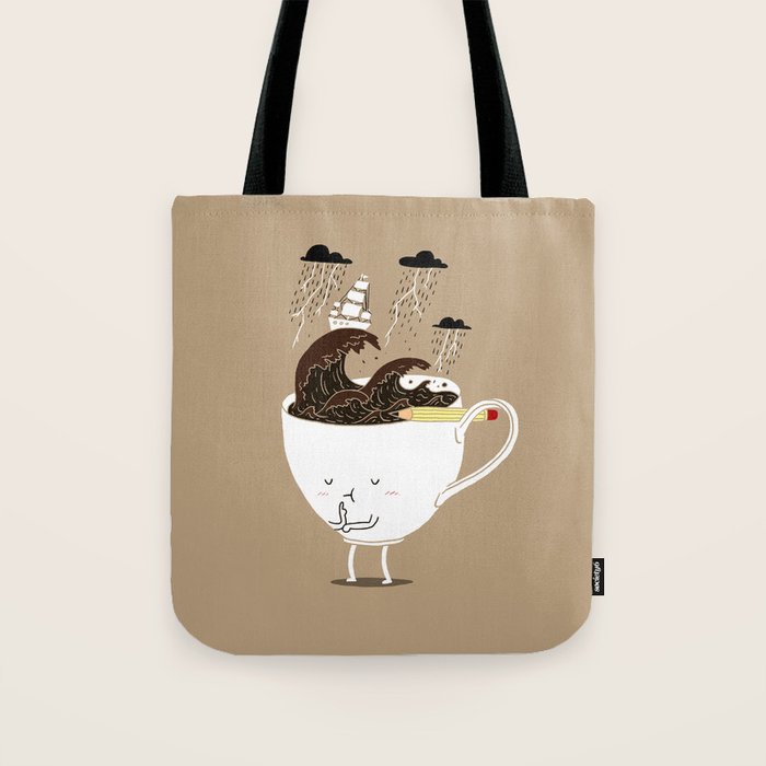 Brainstorming Coffee Tote Bag Gallery Image 1