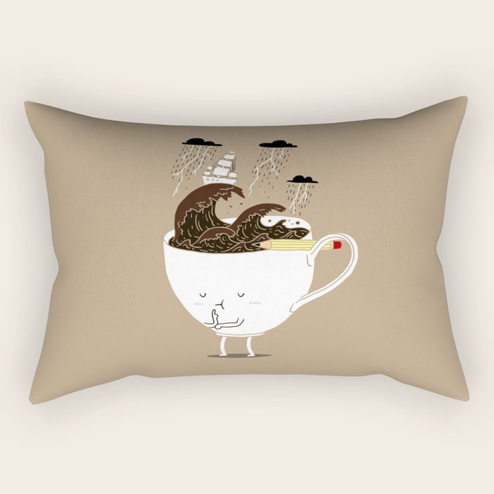 Brainstorming Coffee Rectangular Pillow Gallery Image 2