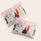 Think Pink Outfits Fashion Audrey Pillow Sham Gallery Image 3