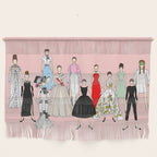Think Pink Outfits Fashion Audrey Wall Hanging Gallery Image 1
