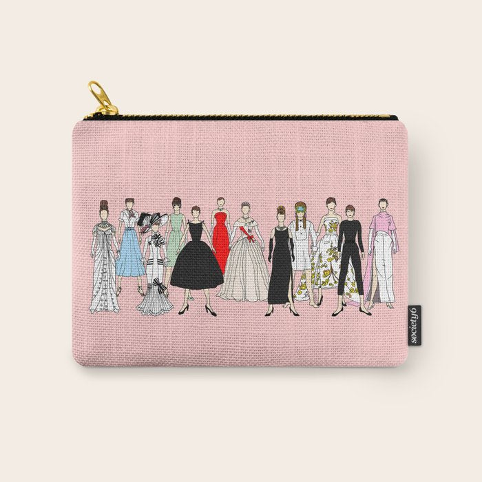 Think Pink Outfits Fashion Audrey Carry All Pouch Gallery Image 1