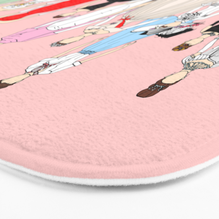 Think Pink Outfits Fashion Audrey Bath Mat Gallery Image 3