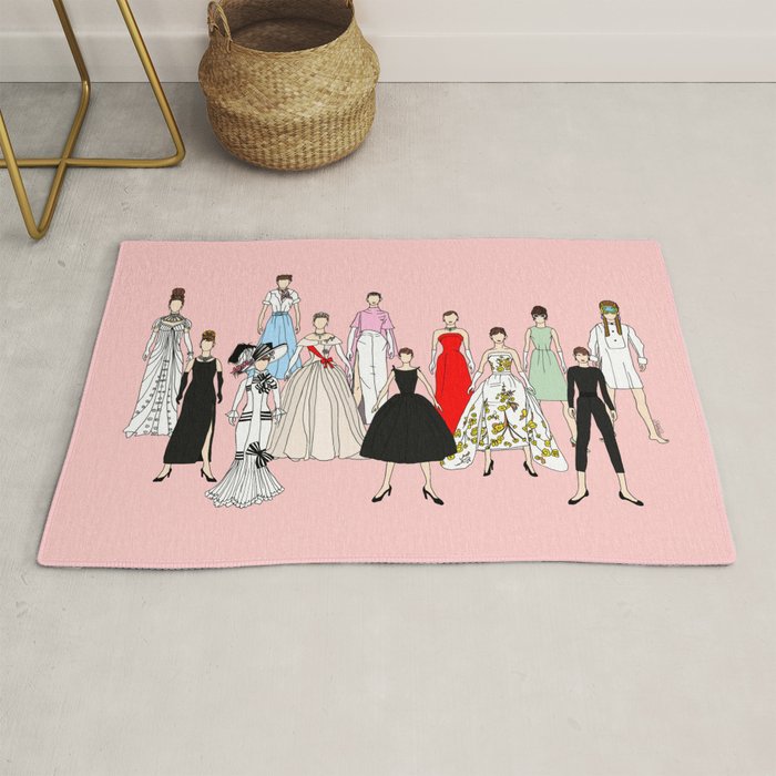 Think Pink Outfits Fashion Audrey Rug Gallery Image 1