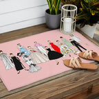 Think Pink Outfits Fashion Audrey Outdoor Rug Gallery Image 2