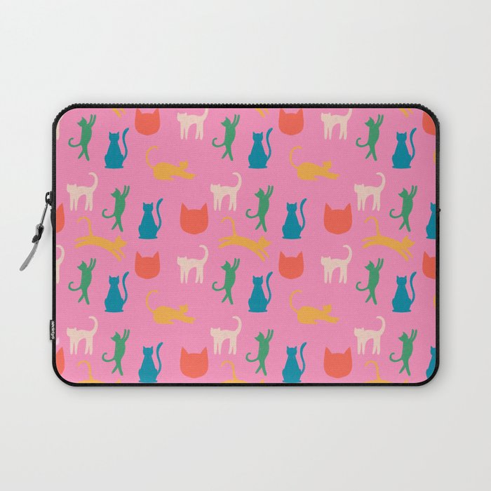 Rainbow Cats in Pencil  Laptop Sleeve Gallery Image 1