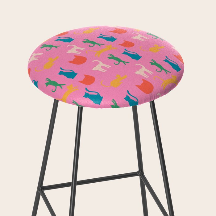 Rainbow Cats in Pencil  Stool Gallery Image 2