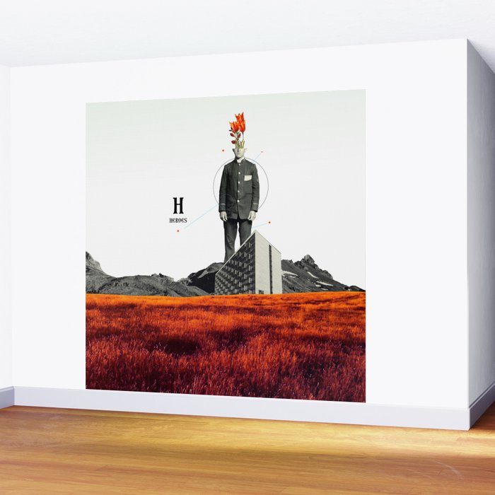 Heroes Wall Mural Gallery Image 2