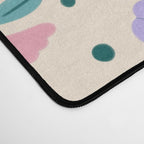 Light Pink and Purple Floral Pattern Desk Mat Gallery Image 4