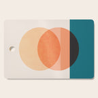 Abstraction_NEW_SUNSET_OCEAN_WAVE_POP_ART_Minimalism_0022D Cutting Board Gallery Image 1