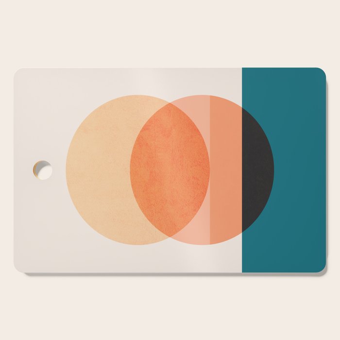 Abstraction_NEW_SUNSET_OCEAN_WAVE_POP_ART_Minimalism_0022D Cutting Board Gallery Image 1