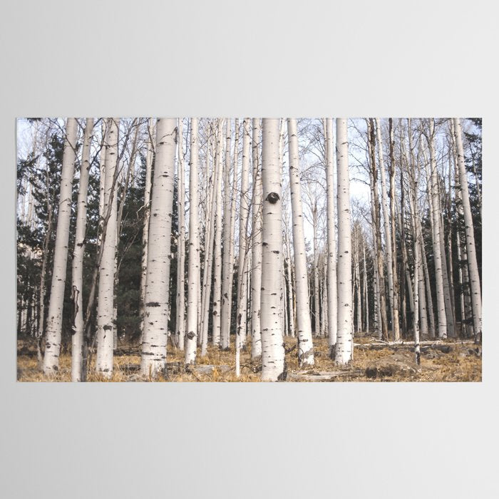 Trees of Reason - Birch Forest Tablecloth Gallery Image 2