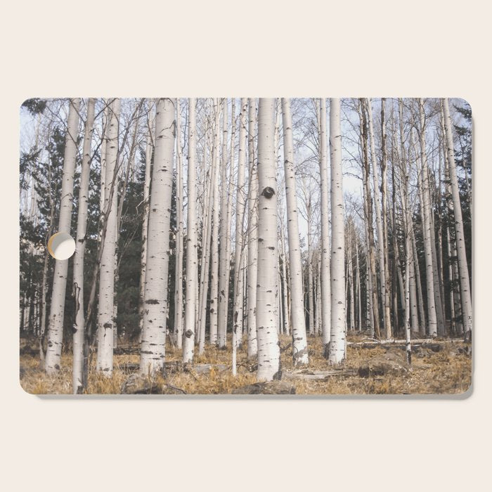 Trees of Reason - Birch Forest Cutting Board Gallery Image 1