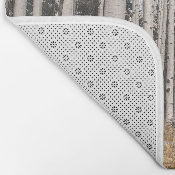 Trees of Reason - Birch Forest Bath Mat Gallery Image 2