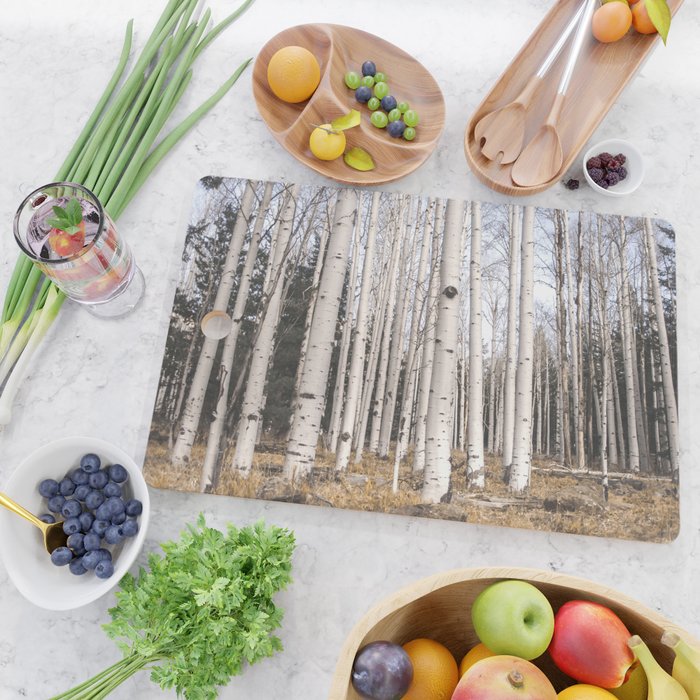 Trees of Reason - Birch Forest Cutting Board Gallery Image 2