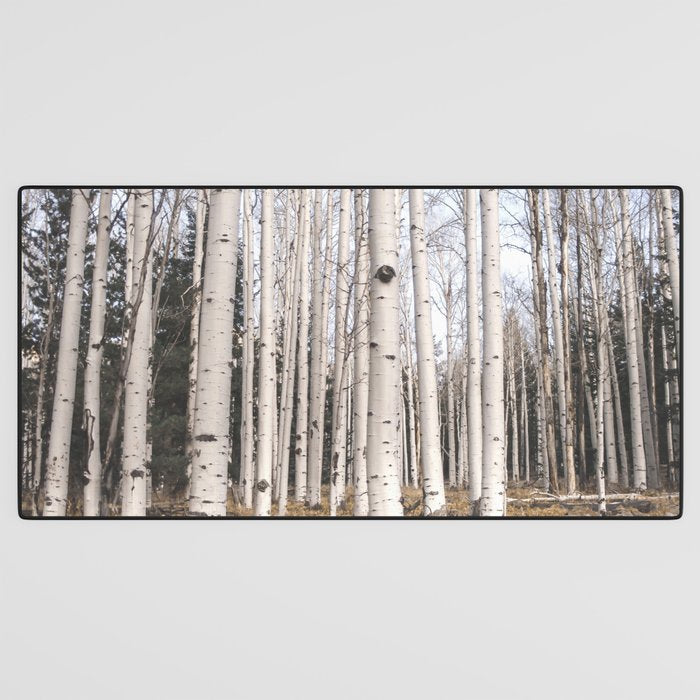 Trees of Reason - Birch Forest Desk Mat Gallery Image 3