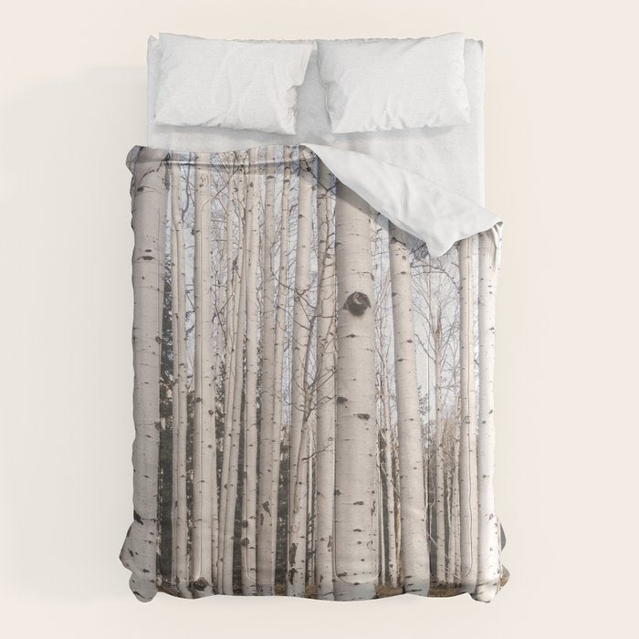 Trees of Reason - Birch Forest Comforter Gallery Image 6