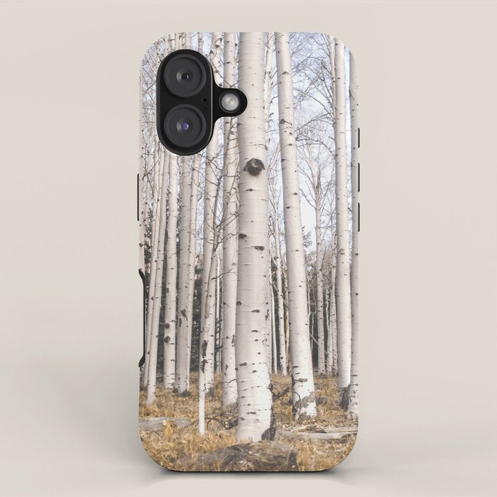 Trees of Reason - Birch Forest iPhone Case Gallery Image 1