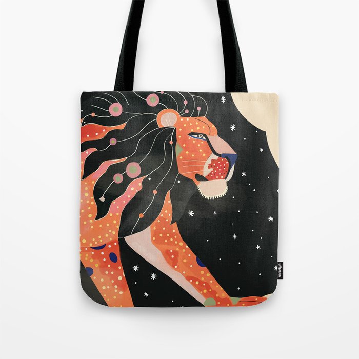 Astral Lion Tote Bag Gallery Image 1