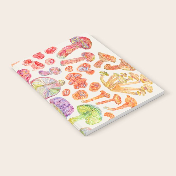 Wild Mushroom Rainbow - Neutral Notebook Gallery Image 1