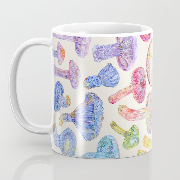 Wild Mushroom Rainbow - Neutral Coffee Mug Gallery Image 3