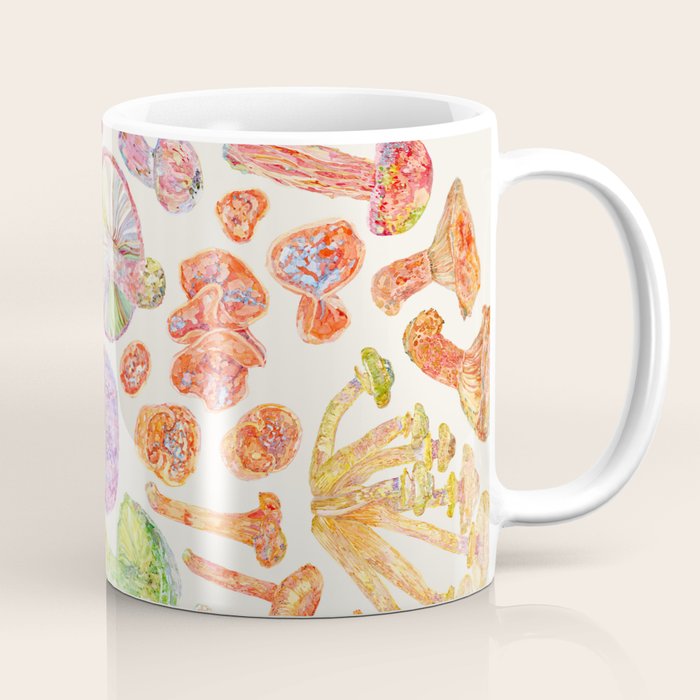 Wild Mushroom Rainbow - Neutral Coffee Mug Gallery Image 1