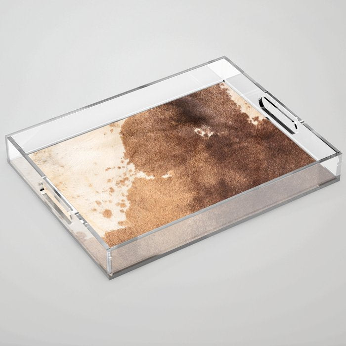 Faux Cowhide Leather [ii.2021] Acrylic Tray Gallery Image 1