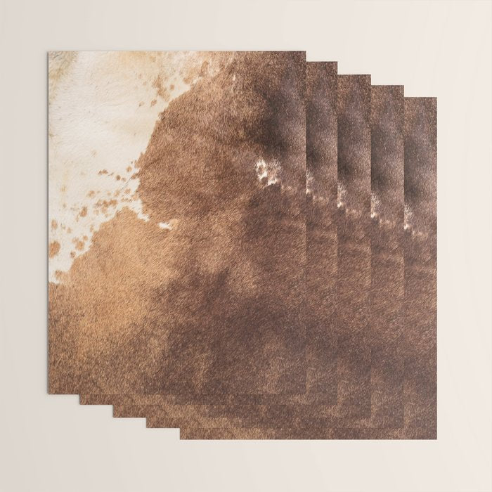 Faux Cowhide Leather [ii.2021] Wrapping Paper Gallery Image 3