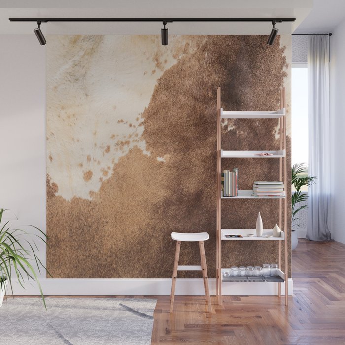 Faux Cowhide Leather [ii.2021] Wall Mural Gallery Image 1