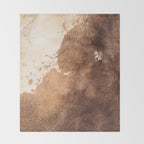 Faux Cowhide Leather [ii.2021] Throw Blanket Gallery Image 2