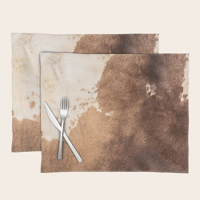 Faux Cowhide Leather [ii.2021] Placemat Gallery Image 1