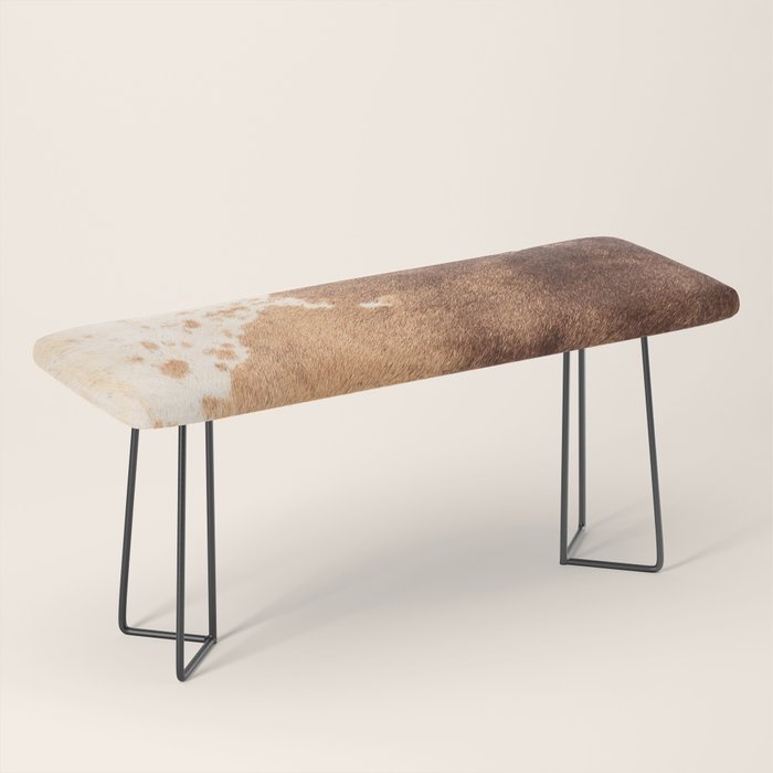 Faux Cowhide Leather [ii.2021] Bench Gallery Image 1
