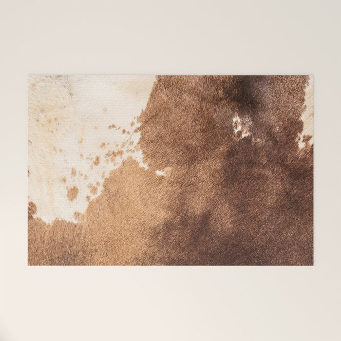 Faux Cowhide Leather [ii.2021] Welcome Mat Gallery Image 1